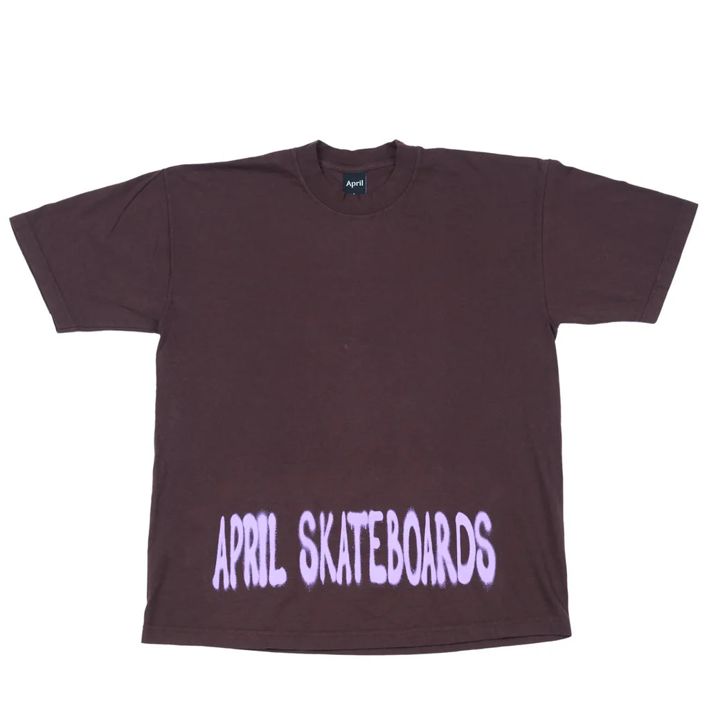 APRIL SPRAY TEE CHOCOLATE