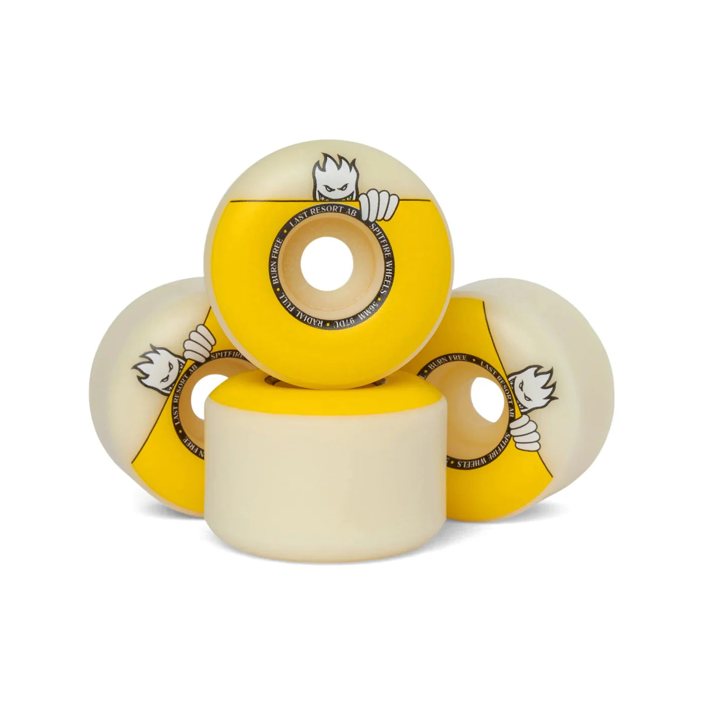 SPITFIRE LRAB FORMULA FOUR RADIAL FULL 97D 56MM - YELLOW