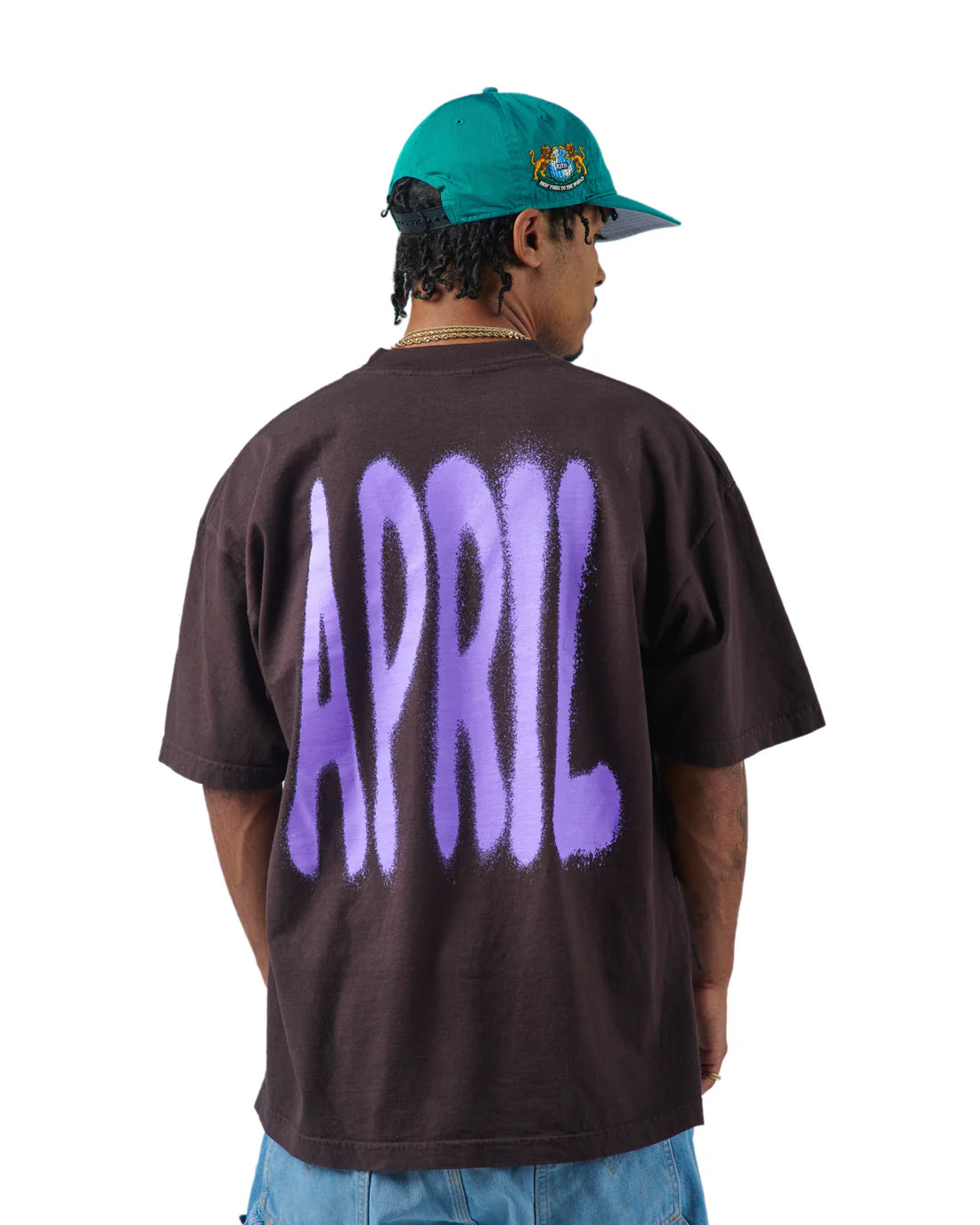 APRIL SPRAY TEE CHOCOLATE