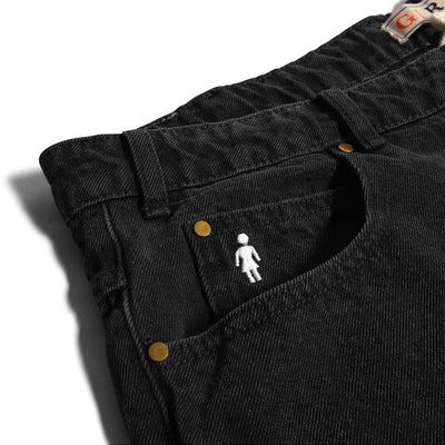 GIRL JEANS - WASHED BLACK | TILT SKATEBOARD SHOP